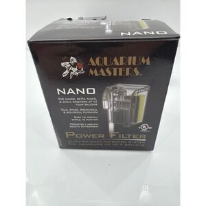 Aquarium Masters Nano Power Filter for Betta Tanks up to 4 Gallons 20GPH E508884
